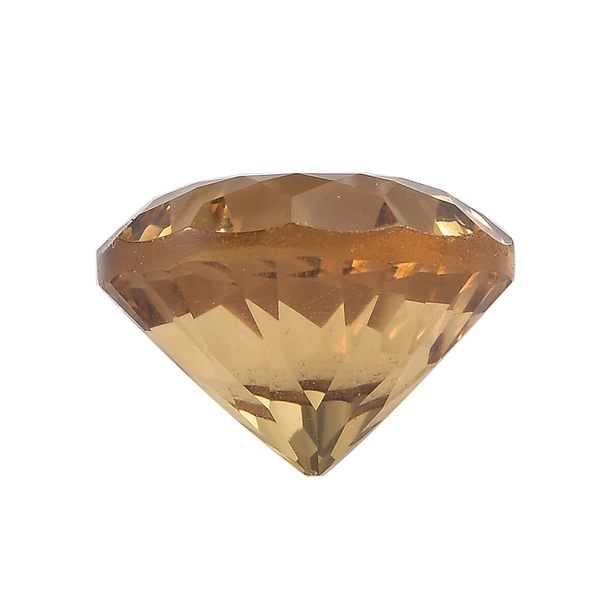 Brazilian Citrine (Rnd 12 mm) 5.50 ctw Loose Gemstone