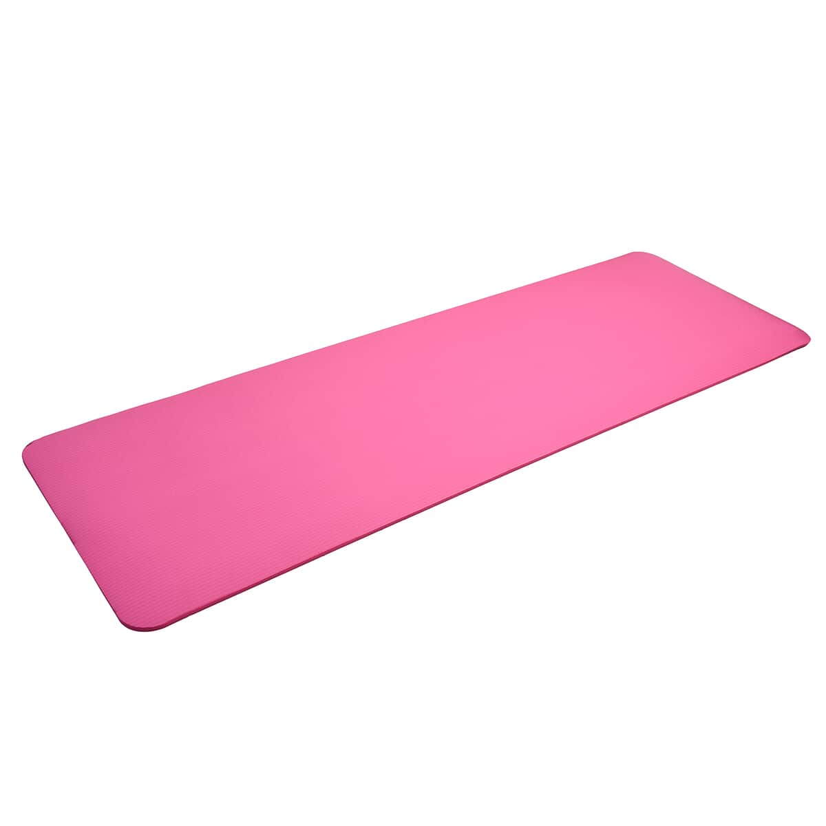 Pink Moisture Resistant NBR Yoga Mat with Strap image number 0