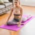Pink Moisture Resistant NBR Yoga Mat with Strap image number 1