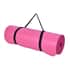 Pink Moisture Resistant NBR Yoga Mat with Strap image number 4