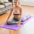 Purple Moisture Resistant NBR Yoga Mat with Strap image number 1