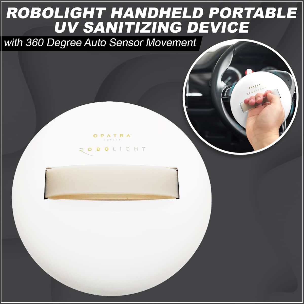 Opatra Robolight Handheld Portable UV Sanitizing Device with 360 Degree Auto Sensor Movement image number 1