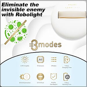 Opatra Robolight Handheld Portable UV Sanitizing Device with 360 Degree Auto Sensor Movement