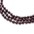 Mozambique Garnet Beaded Endless Necklace 60 Inches 572.00 ctw image number 2