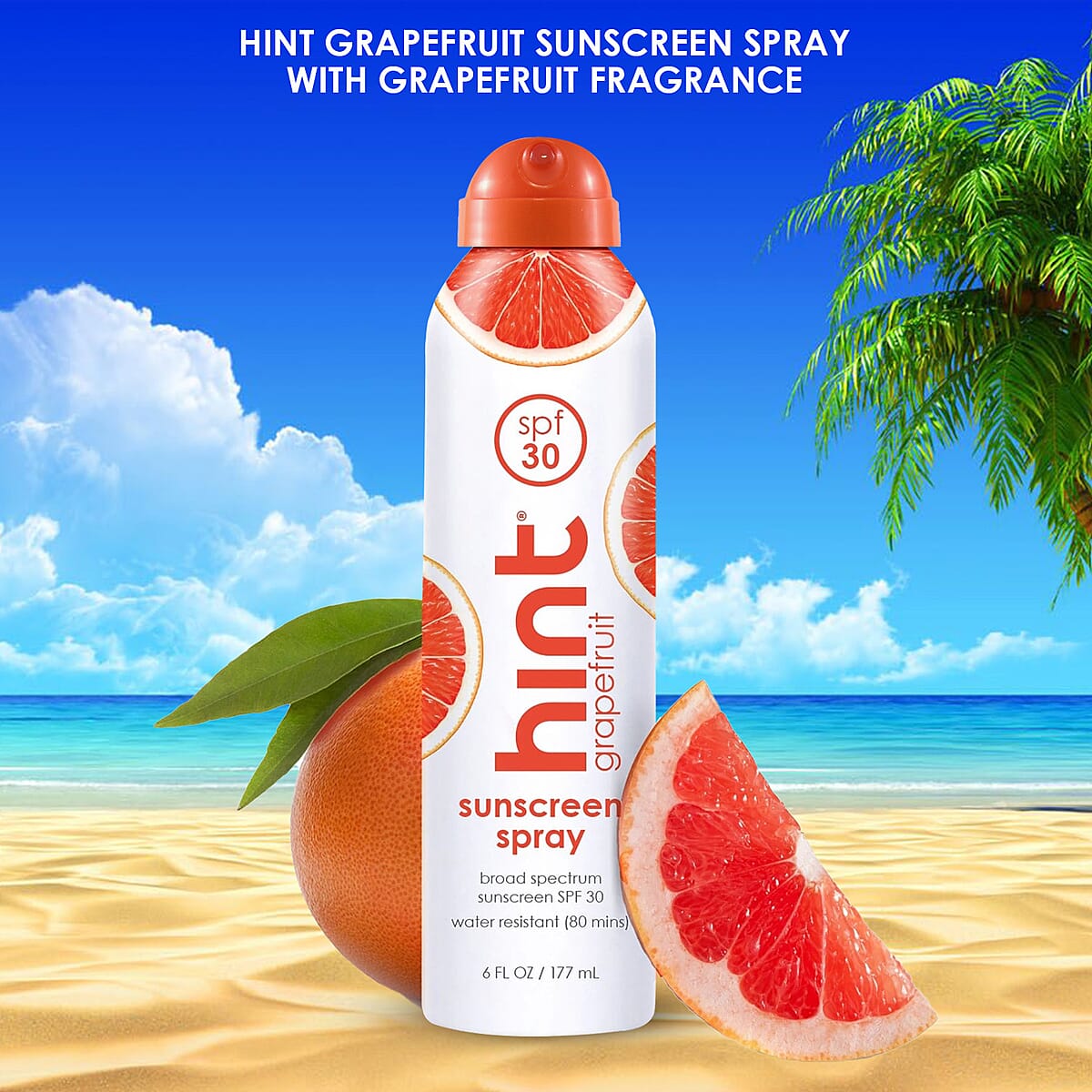 Hint SPF 30 Sunscreen Spray -Pineapple (6 fl oz) image number 1