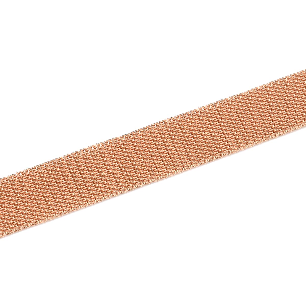 Mesh Bracelet 7.50 Inch and Necklace in ION Plated Rose Gold Stainless Steel (20.00 In) 23.10 Grams image number 3