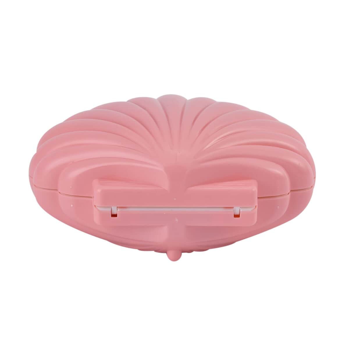 Pink Shell Shape Magnetic Ballerina Musical Jewelry Box image number 4