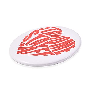 Stay Home Stay Safe Heart Button Pin , Brooch Pin , Button Badge , Custom Button Pins