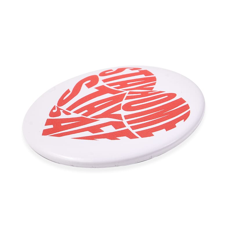 Stay Home Stay Safe Heart Button Pin , Brooch Pin , Button Badge , Custom Button Pins