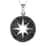 1 ctw Black Diamond Pendant Necklace 20 Inch in Platinum Over Sterling Silver