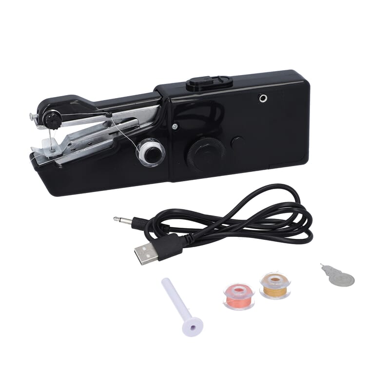 Black Handy Stitch Handheld Sewing Machine (4x1.5V Battery Not included)