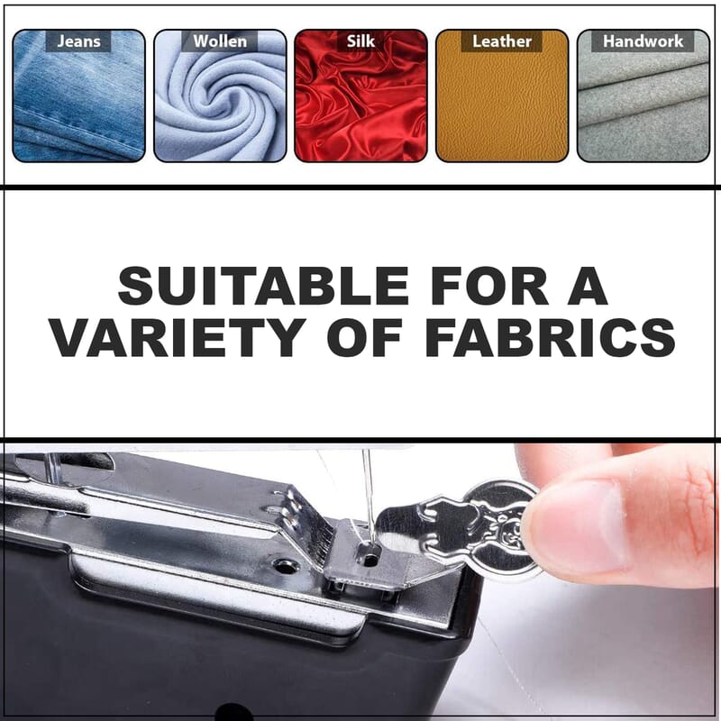 Black Handy Stitch Handheld Sewing Machine (4x1.5V Battery Not included)
