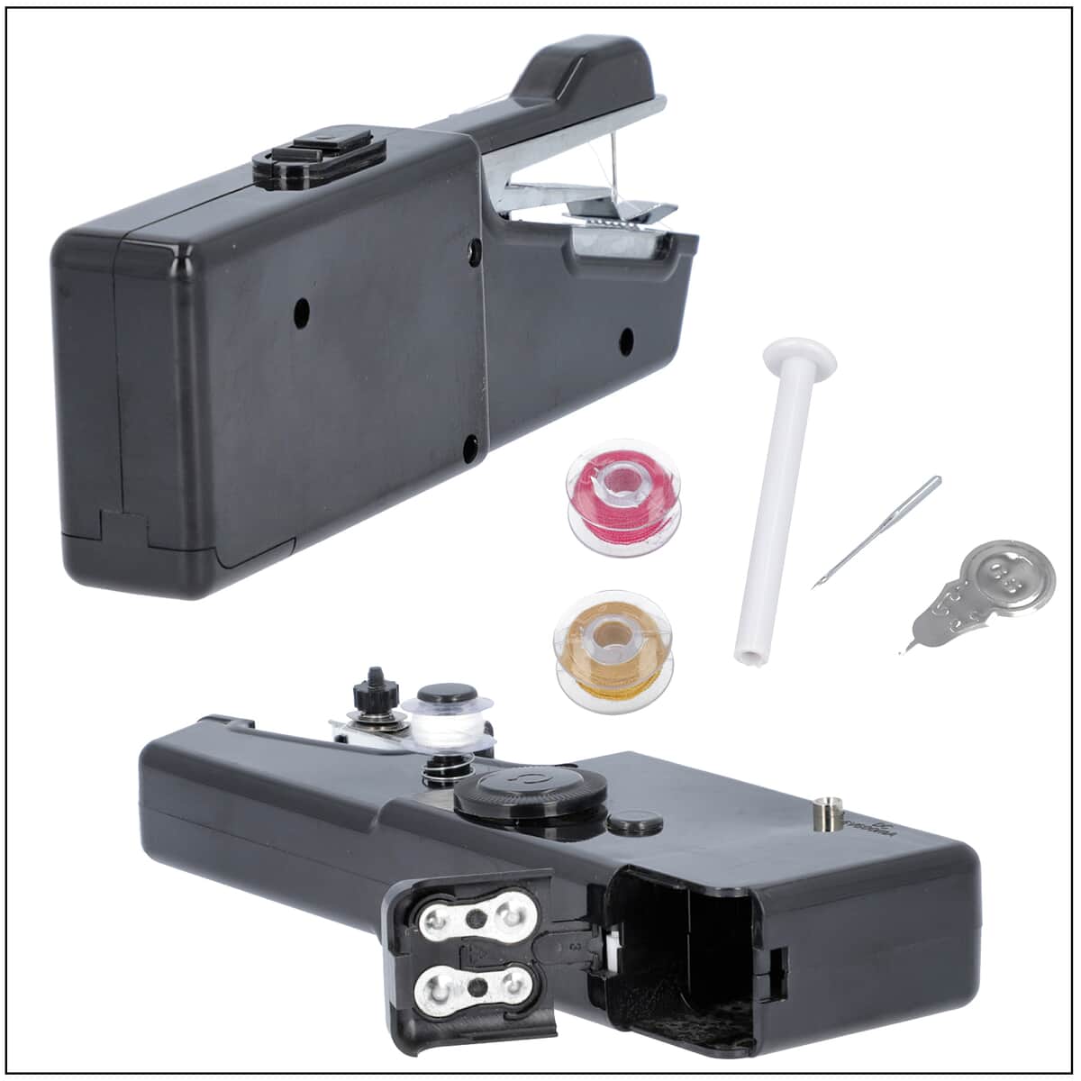 Black Handy Stitch Handheld Sewing Machine (4x1.5V Battery Not included) image number 5