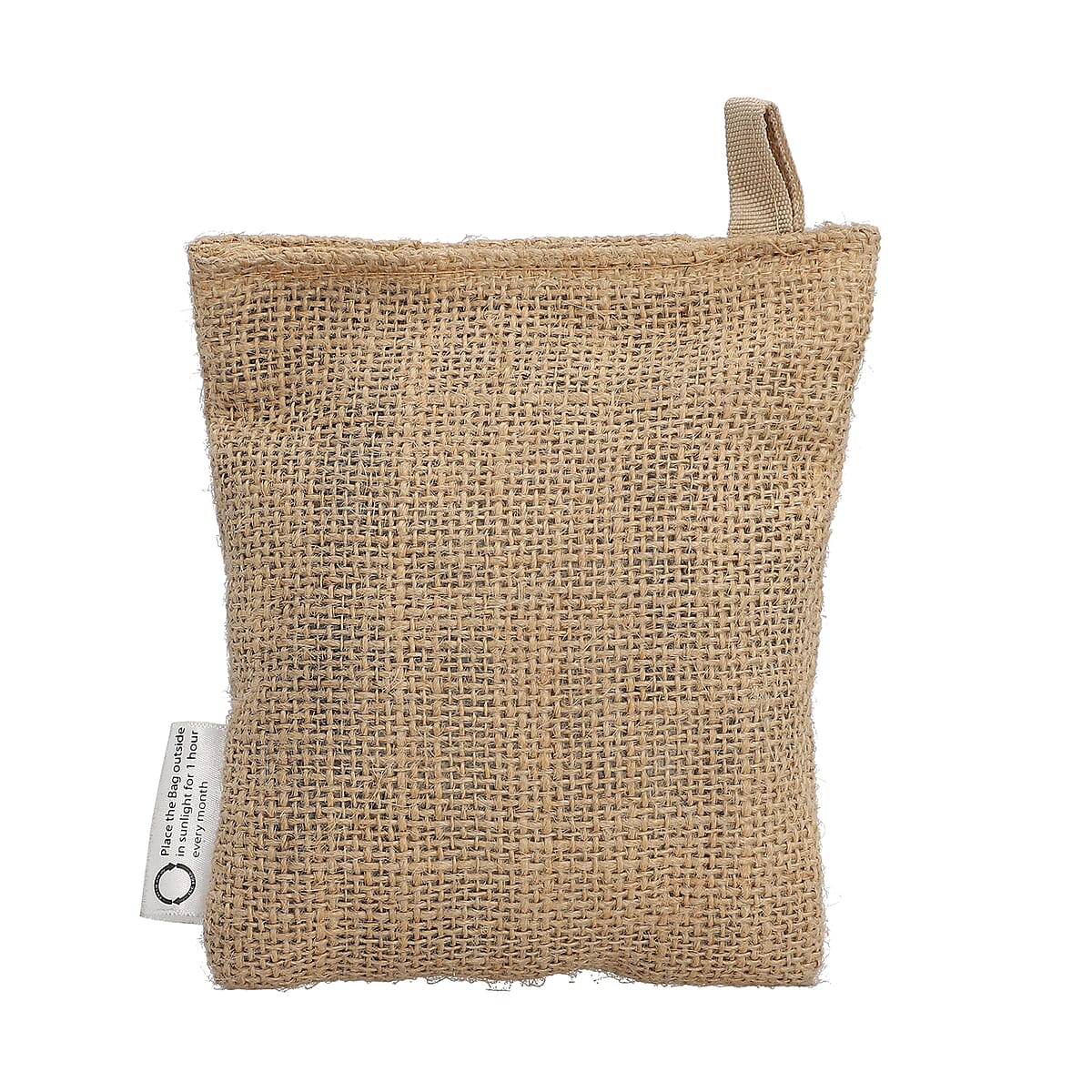 Set of 5 Eco Friendly Natural Filled Dehumidifier Filled Odor Absorber & Eliminator Jute Pouch (200G) image number 3