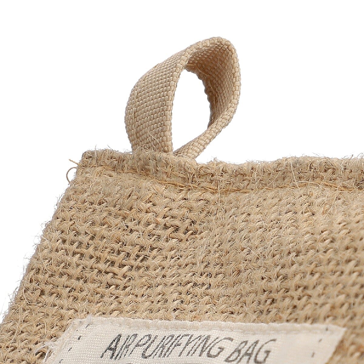 Set of 3 Natural Dehumidifier Filled with Activated Charcoal Odor Absorber & Eliminator Jute Pouches