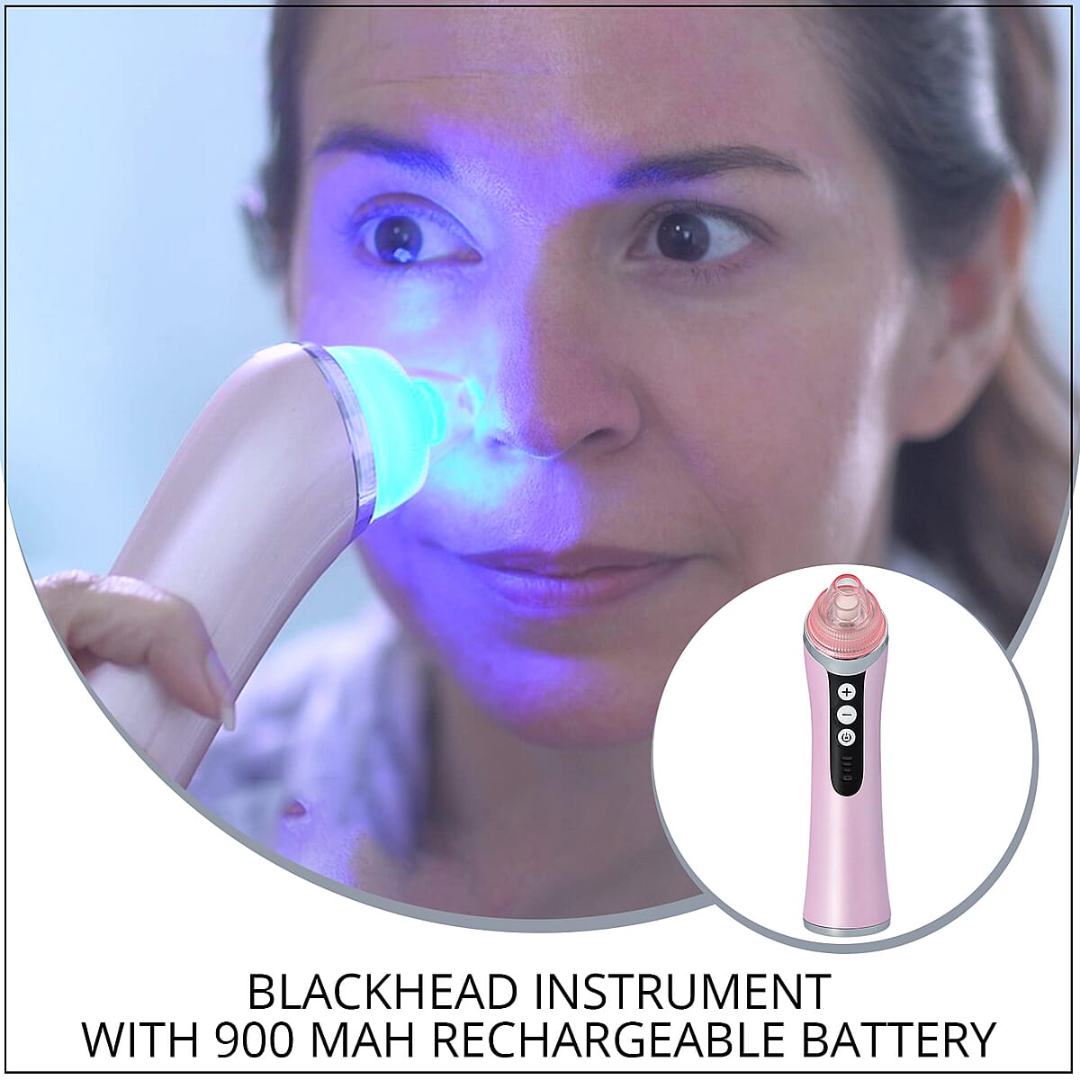 Light Black Head Instrument with 900 mAh Rechargeable Battery (1.77x3.14) image number 1
