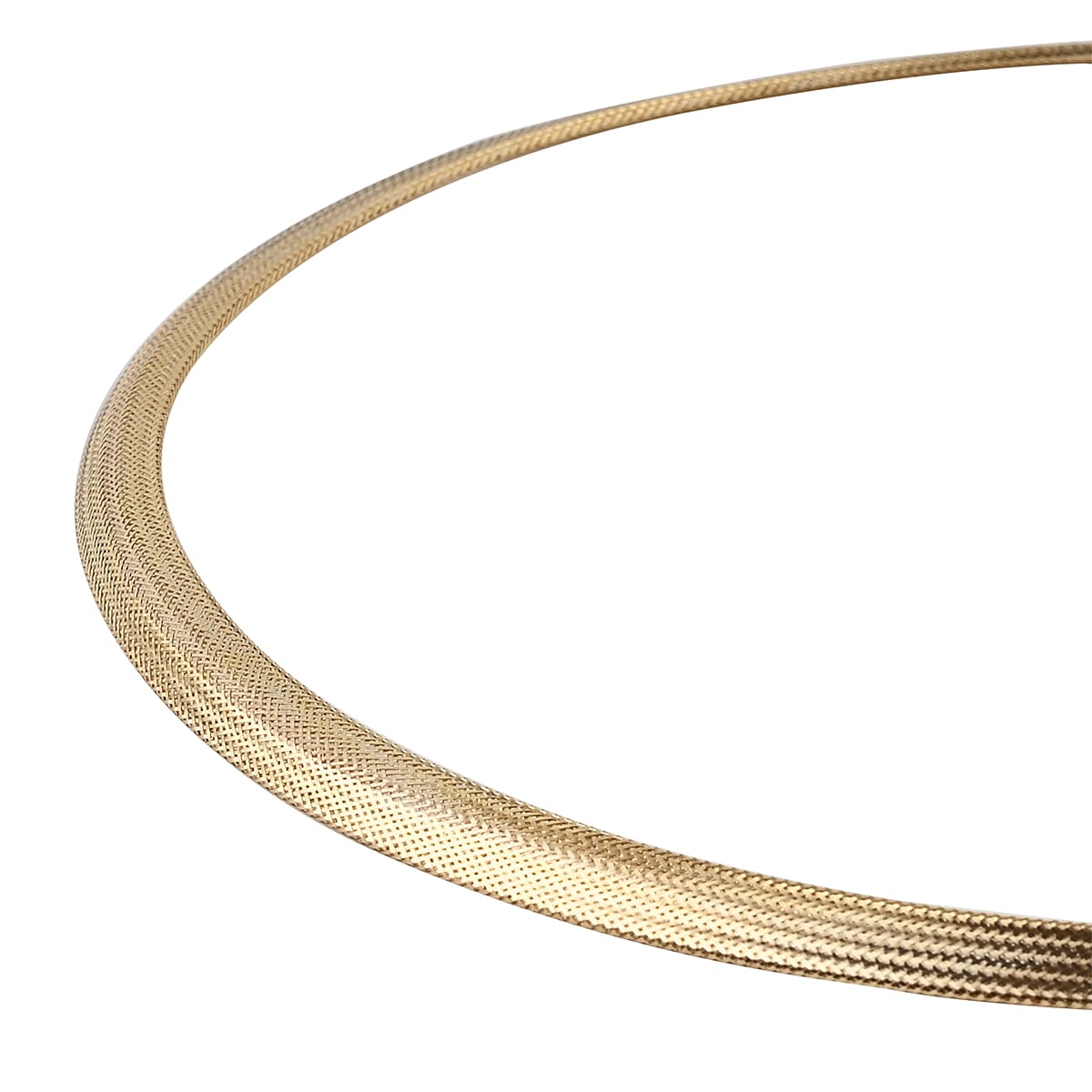 Vicenza Italian Collection 10K Yellow Gold Mesh Necklace 18 Inches 3.40 Grams image number 1