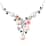 Jardin Collection South Sea Golden Culture Pearl 10mm, Multi Gemstone Necklace 18In in Vermeil YG Over Sterling Silver 2.30 ctw