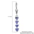 Tanzanite Lever Back Earrings in Platinum Over Sterling Silver 1.35 ctw image number 6