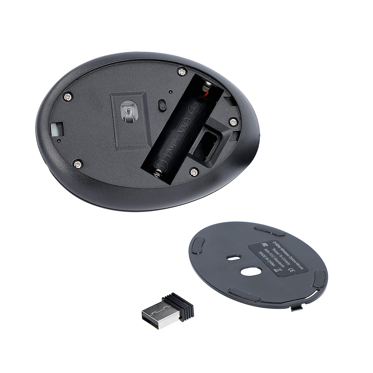 Gold 6D Ergonomic Vertical Computer USB Wireless Mouse (1xAA Not Included) image number 4