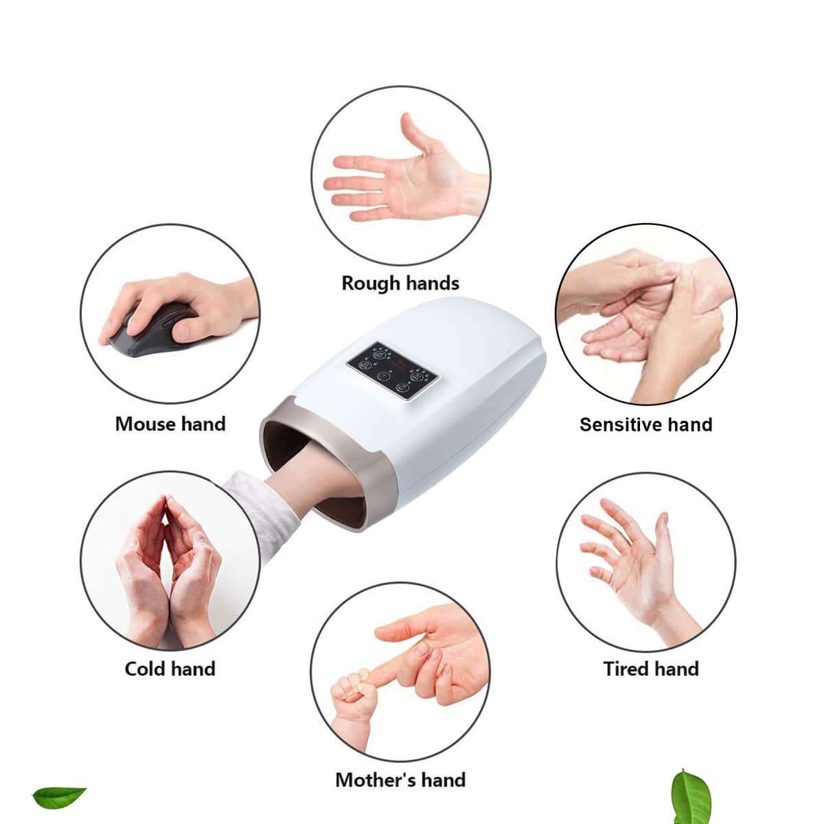 Electric Heated & Air Pressure Hand and Palm Vibration Massager image number 2