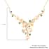 Jardin Collection South Sea Golden Culture Pearl and Multi Gemstone Necklace 18 Inches in Vermeil YG Over Sterling Silver 2.30 ctw image number 4