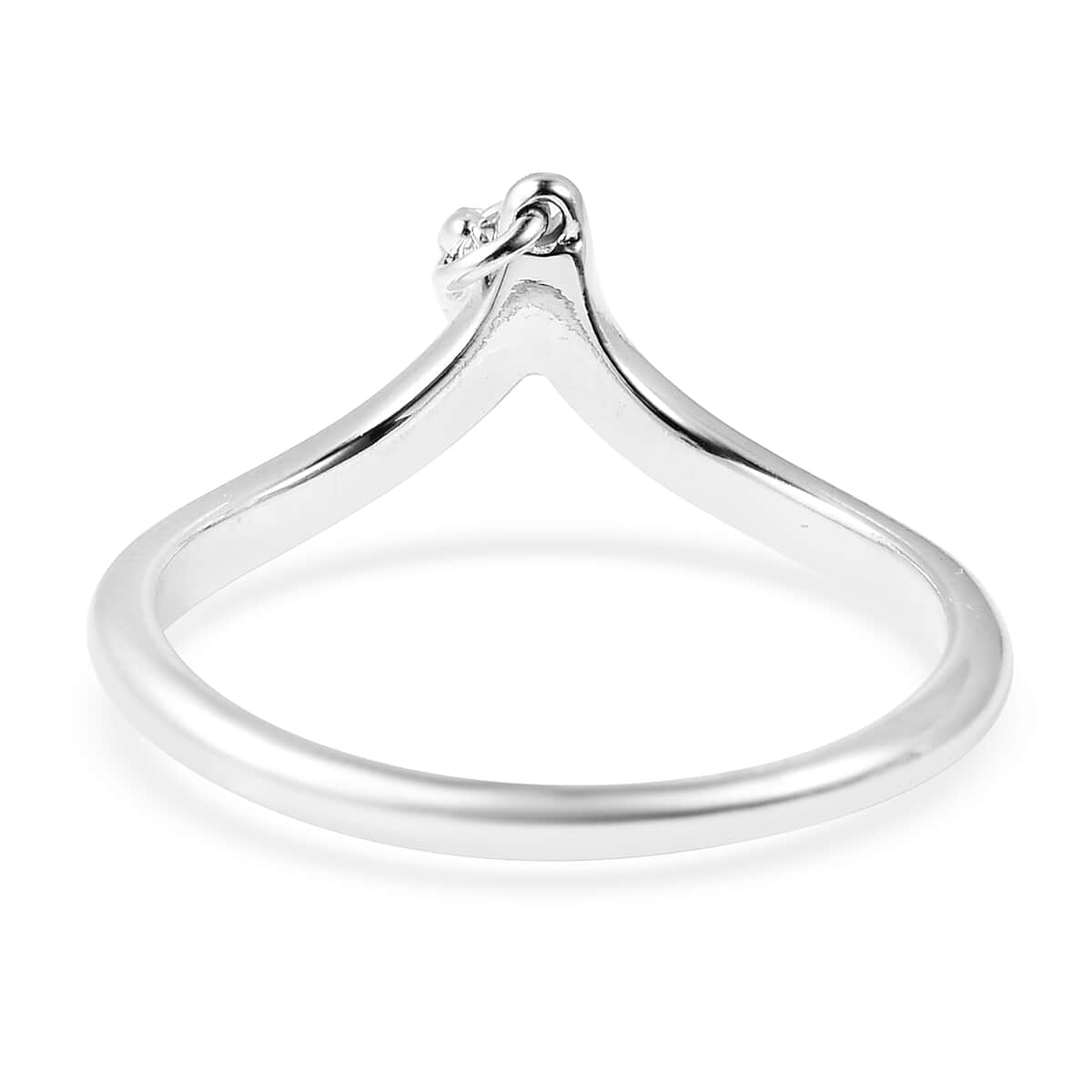 LucyQ Drip Collection Water Drop Ring in Sterling Silver 2.68 Grams (Size 5) image number 4