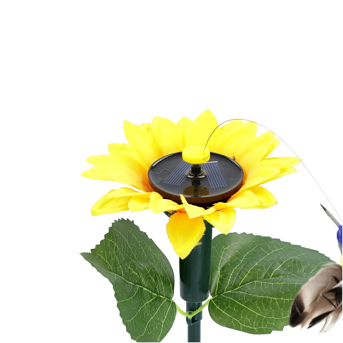 Set of 2 Solar Fluttering Hummingbird with Sunflower (1xAAA Battery Not Included) image number 3