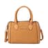 LOCK SOUL Brown Faux Leather Tote Bag with Handle Drop and Shoulder Strap image number 0