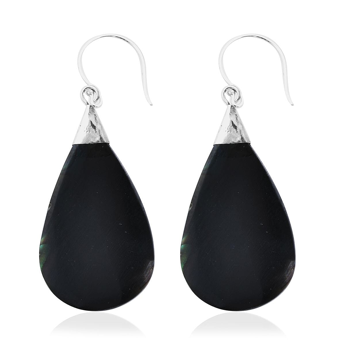 Abalone Shell Earrings in Sterling Silver image number 3