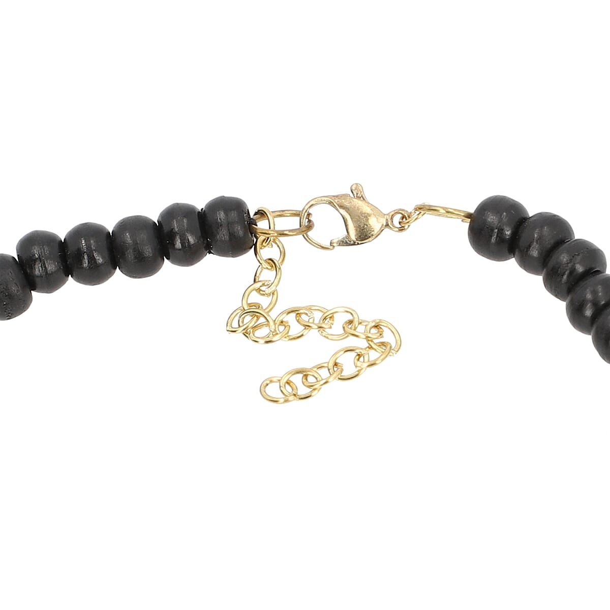 Multi Brown Genuine Buffalo Horn Fringe Necklace (18-20 Inches) image number 4