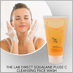 The Lab Direct Squalane Plus C Cleansing Face Wash (6 oz) , Face Cleanser for Oily Skin , Best Facial Cleanser