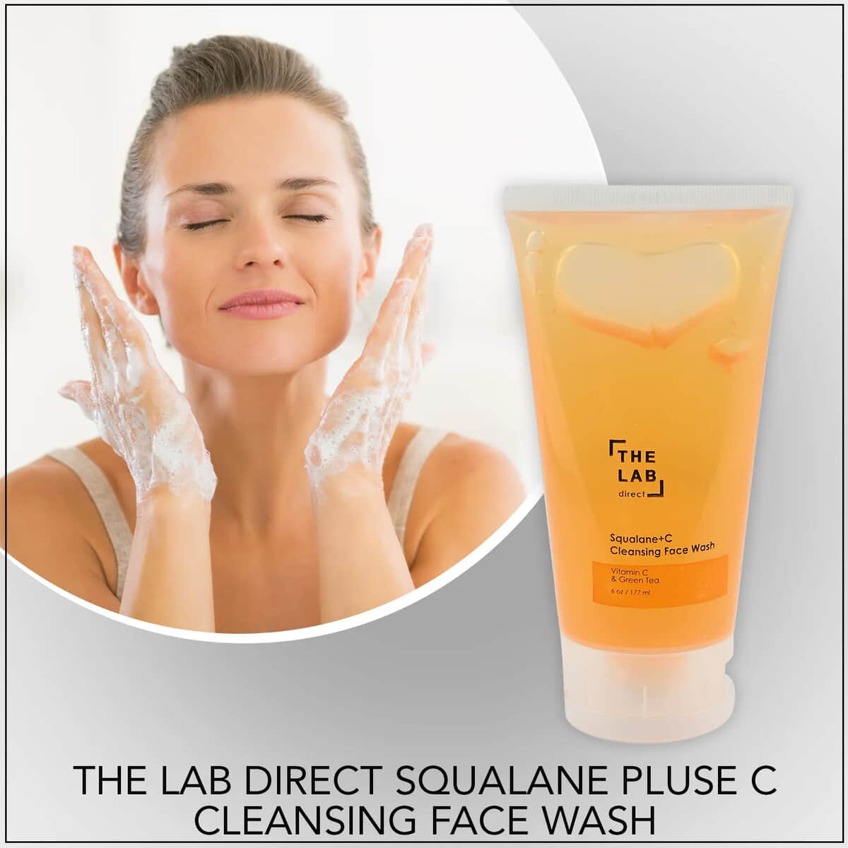 The Lab Direct Squalane Pluse C Cleansing Face Wash (6 oz) image number 1