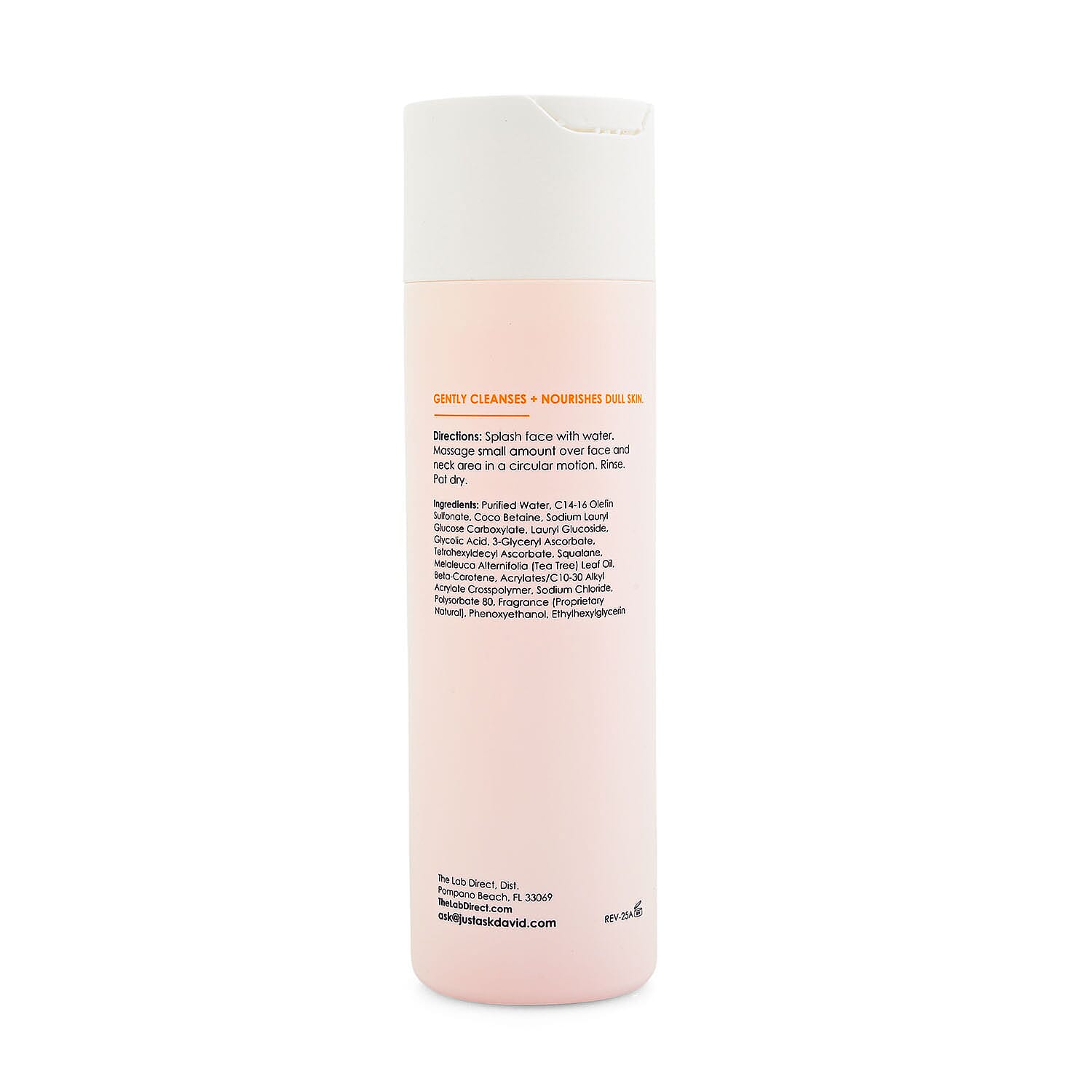 The Lab Direct Squalane Plus C Cleansing Face Wash (6 oz) , Face Cleanser for Oily Skin , Best Facial Cleanser