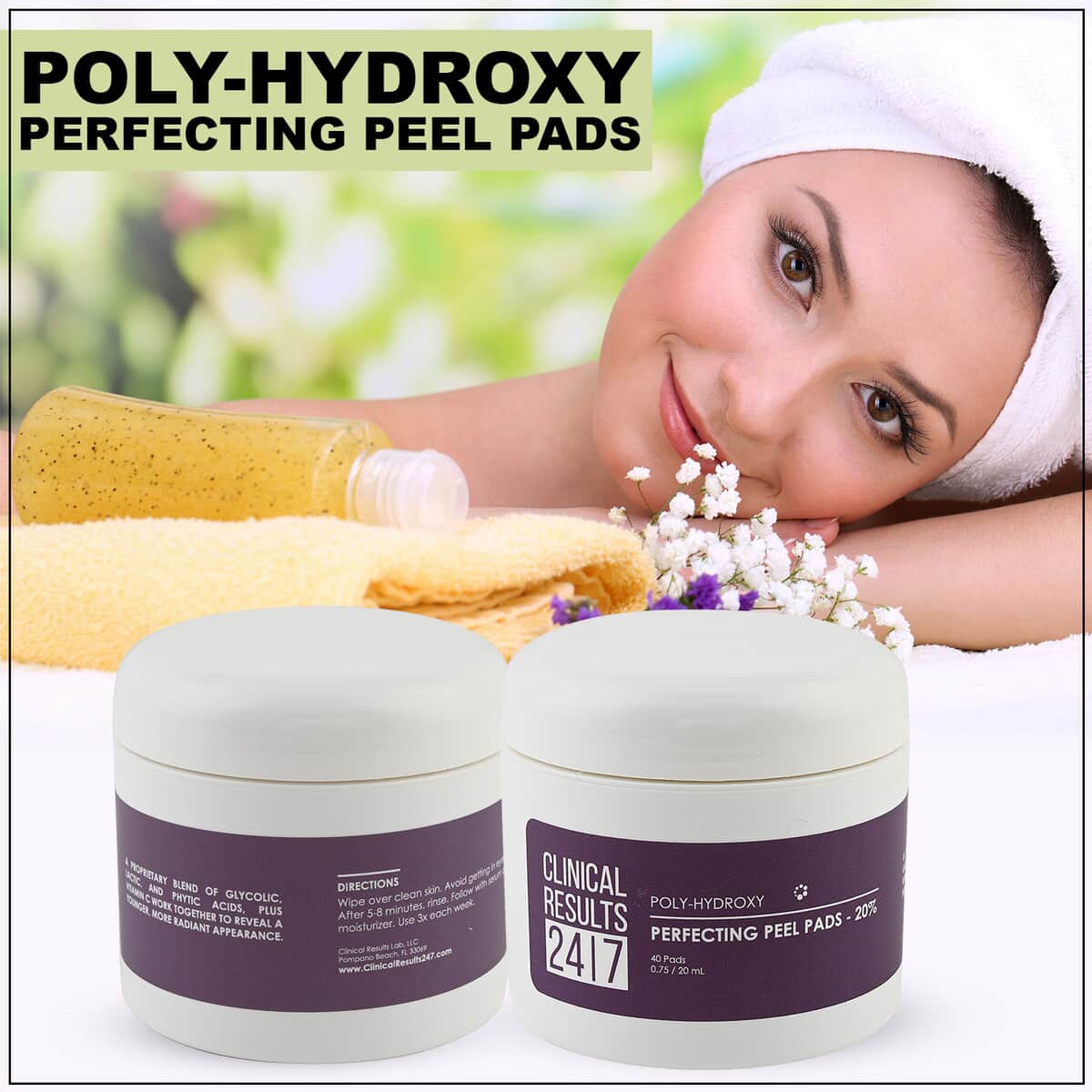 Clinical Results 24.7 Poly-Hydroxy Perfecting Peel Pads (40 Pads) image number 1