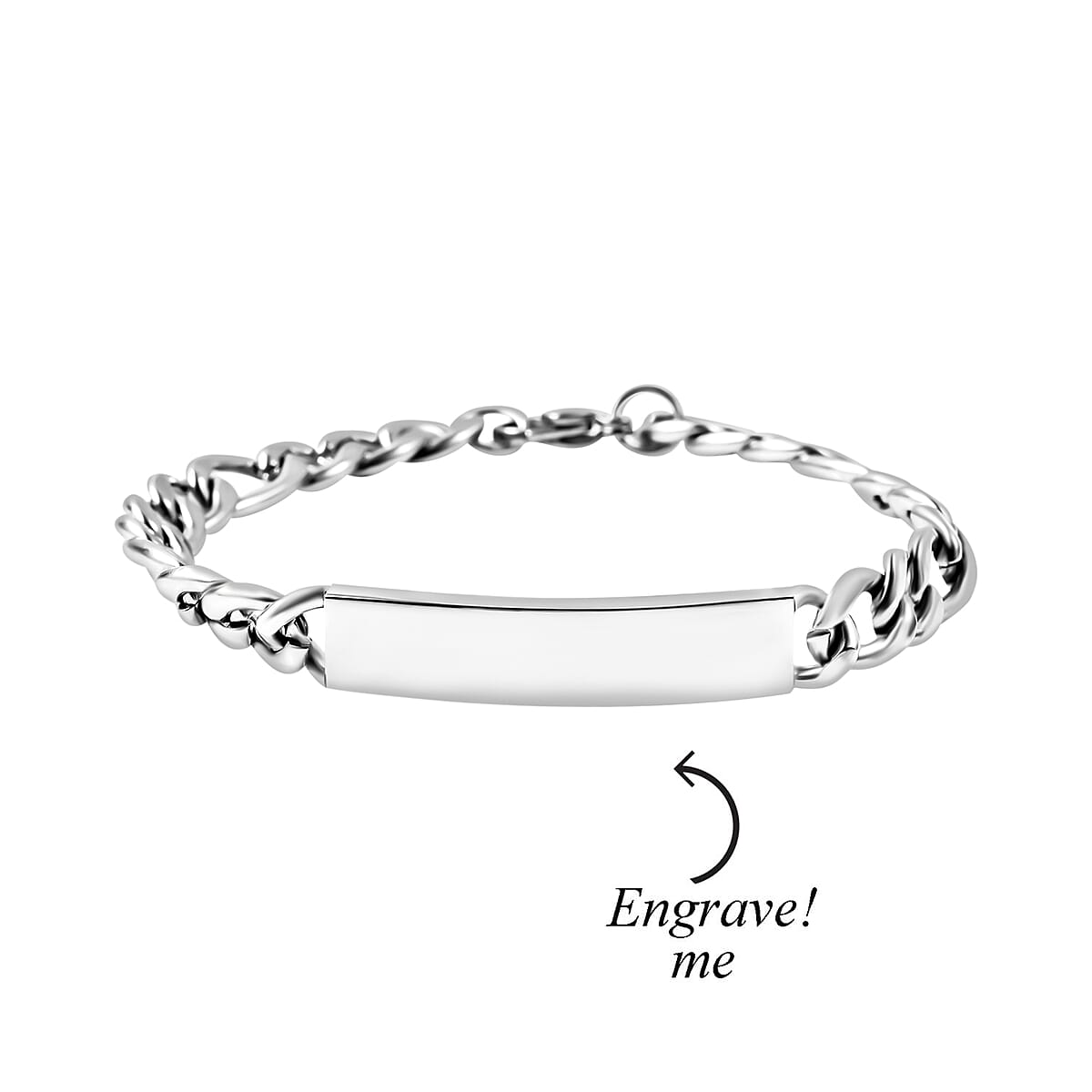 (Do Not Schedule For LS) Figaro Bracelet in Black Oxidized Stainless Steel (7.00 In) image number 6