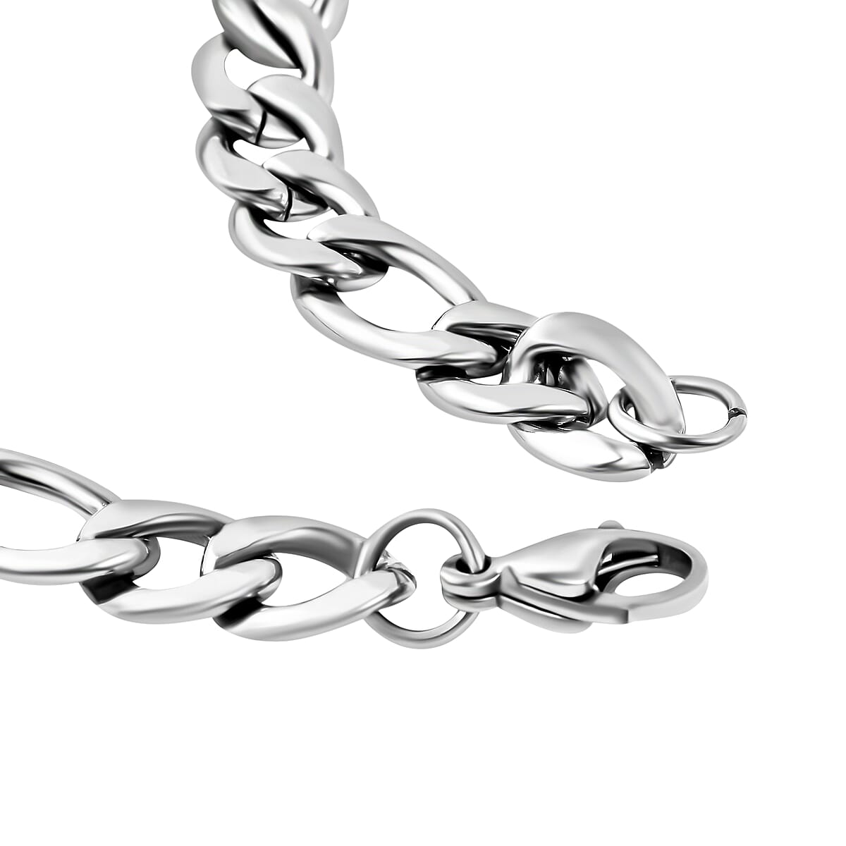 (Do Not Schedule For LS) Figaro Bracelet in Black Oxidized Stainless Steel (7.00 In) image number 7