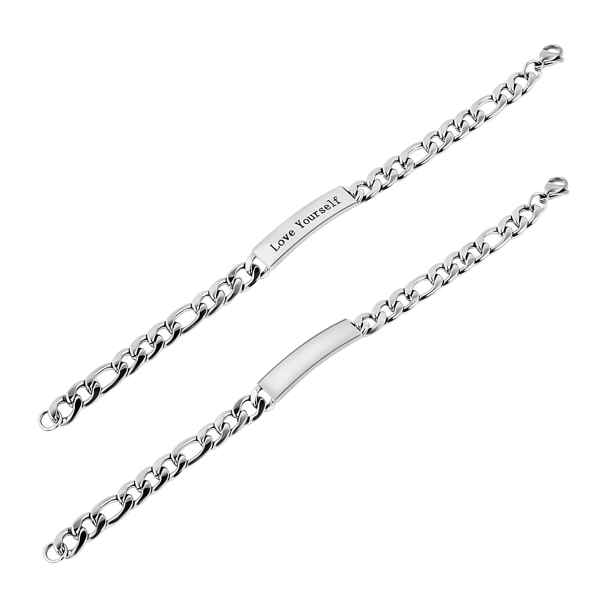 (Do Not Schedule For LS) Figaro Bracelet in Black Oxidized Stainless Steel (7.00 In) image number 8