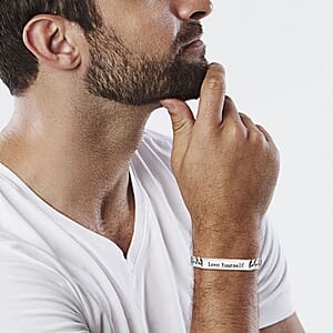 (Do Not Schedule For LS) Figaro Bracelet in Black Oxidized Stainless Steel (7.50 In)