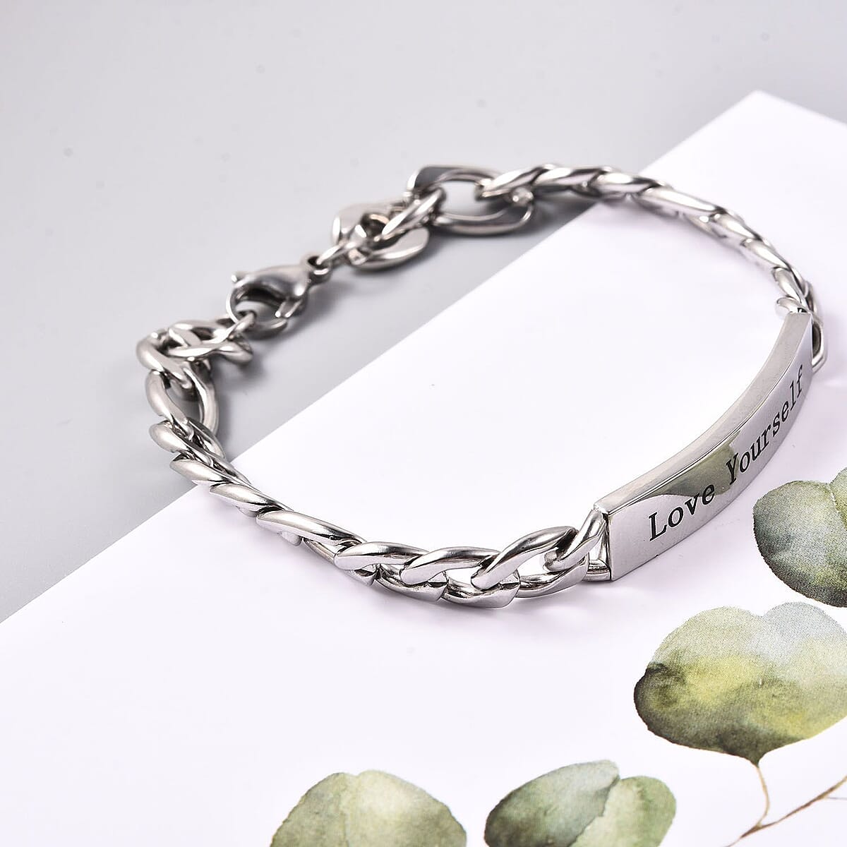 (Do Not Schedule For LS) Figaro Bracelet in Black Oxidized Stainless Steel (8.00 In) image number 1