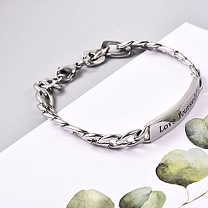 (Do Not Schedule For LS) Figaro Bracelet in Black Oxidized Stainless Steel (8.00 In)