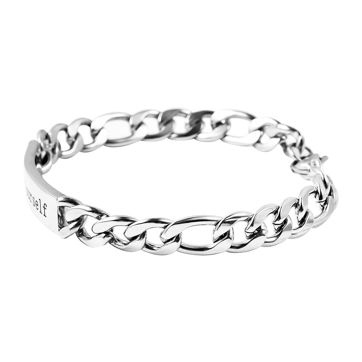 (Do Not Schedule For LS) Figaro Bracelet in Black Oxidized Stainless Steel (8.00 In) image number 4