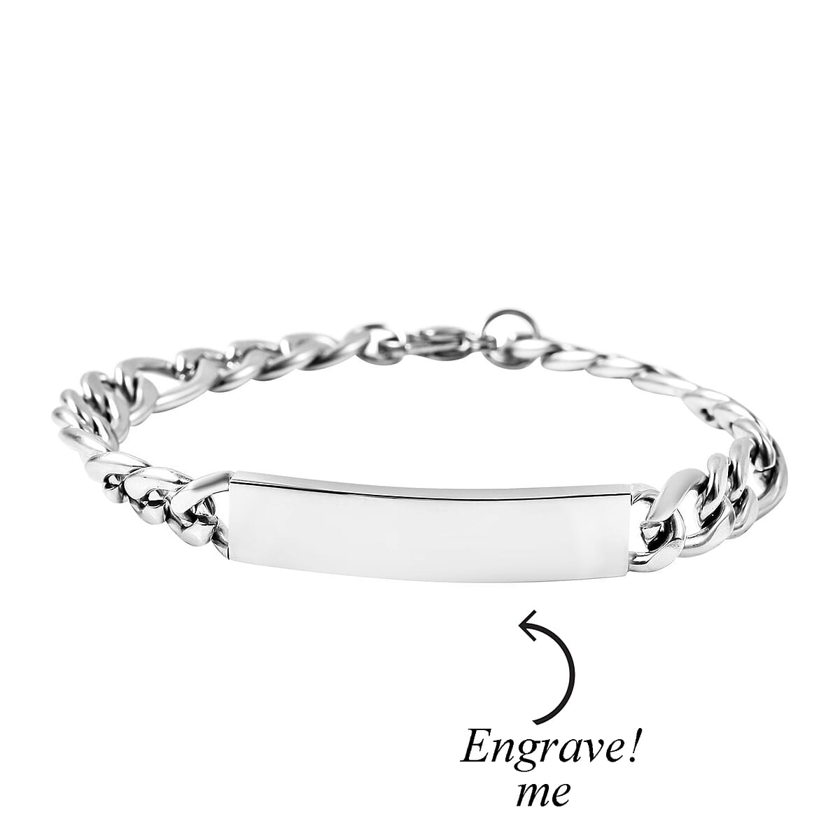 (Do Not Schedule For LS) Figaro Bracelet in Black Oxidized Stainless Steel (8.00 In) image number 6