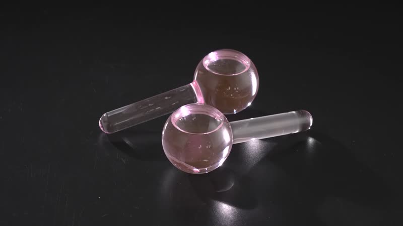 Value Buy Set of 2 Pink Facial Massage Ice Globes