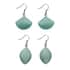 Set of 2 Green Aventurine Earrings in Stainless Steel 69.00 ctw image number 0