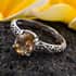 Brazilian Citrine Ring in Sterling Silver (Size 5.0) 1.65 ctw image number 1
