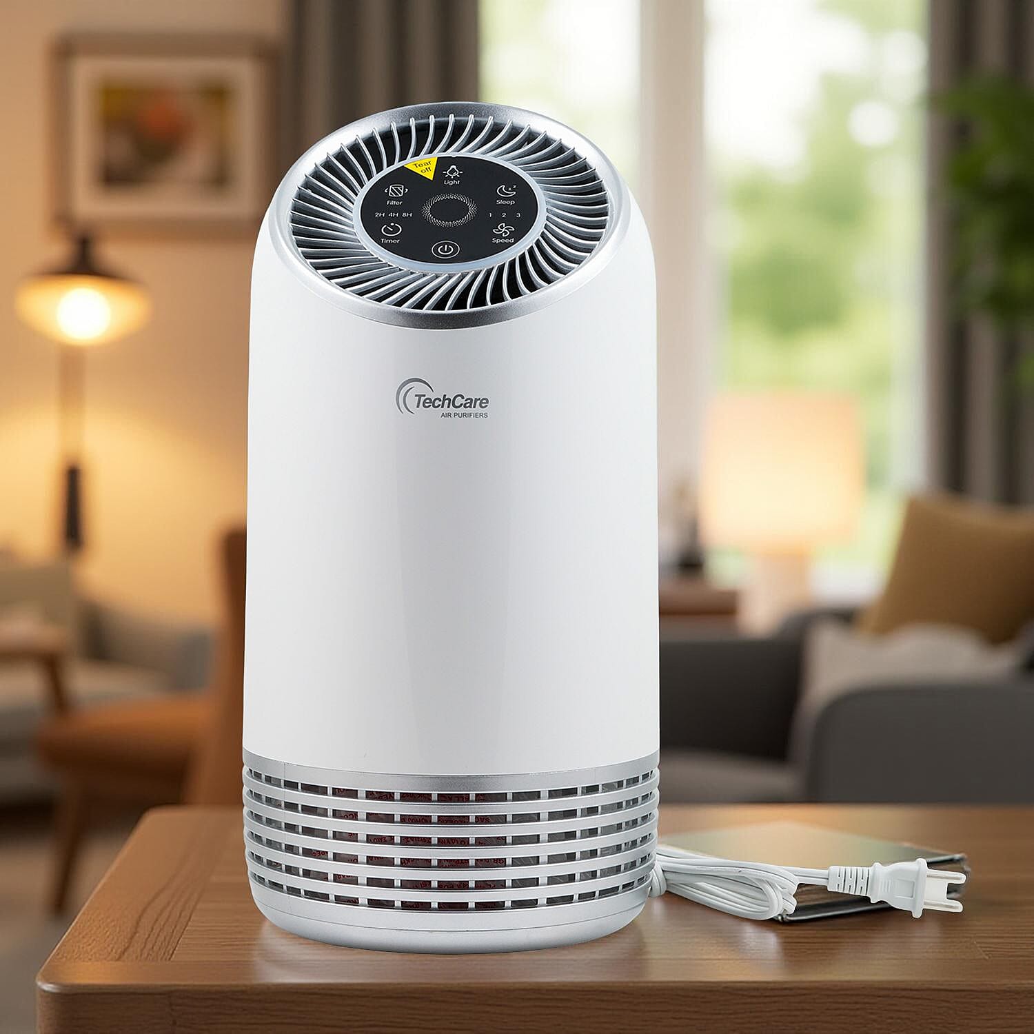 TechCare Air Purifier with True HEPA Filter 