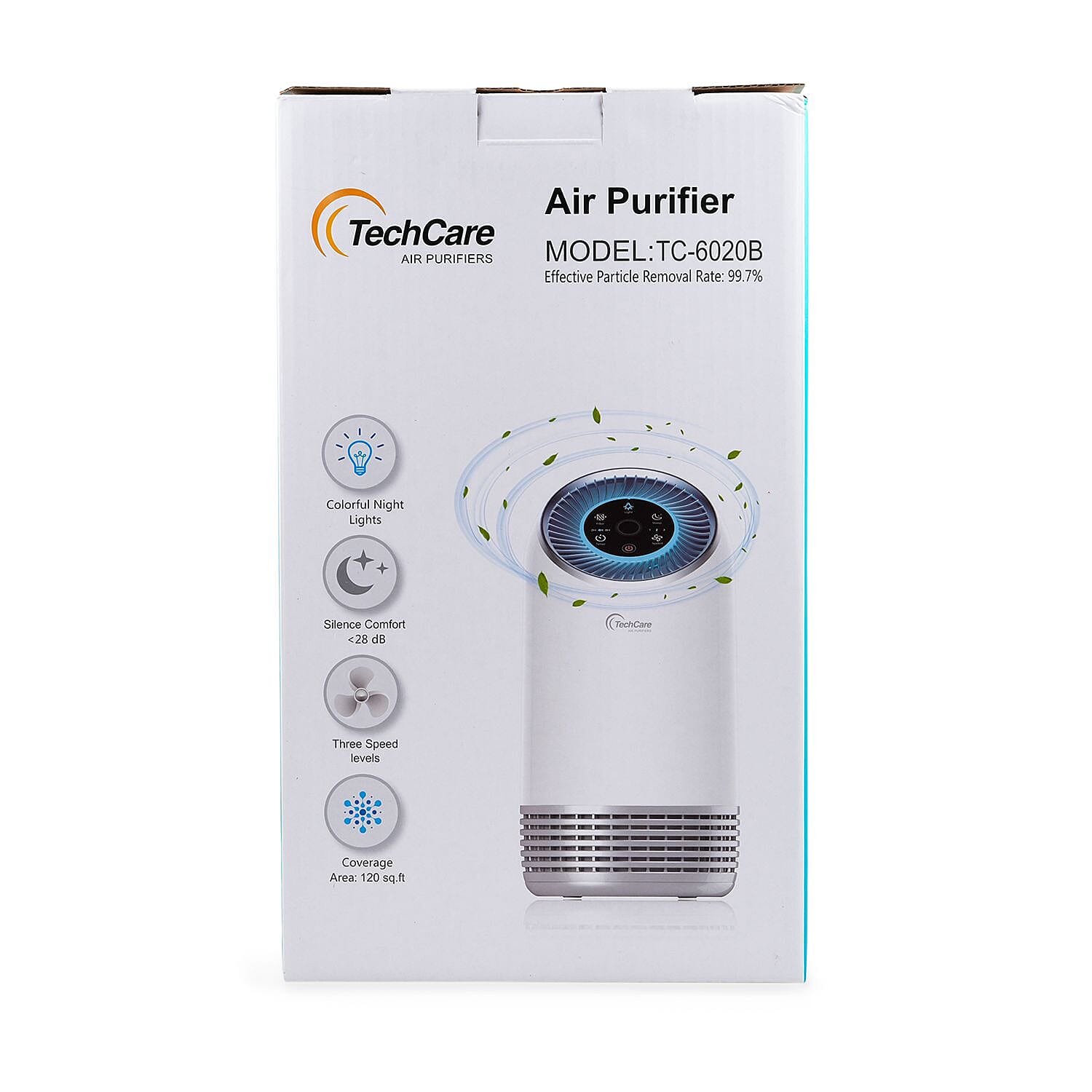 TechCare Air Purifier with True HEPA Filter 