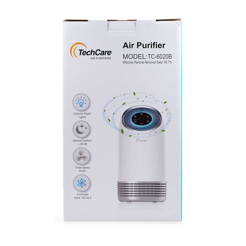TechCare Air Purifier with True HEPA Filter 