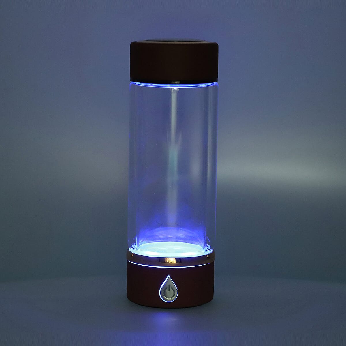 Wine Red SPE Hydrogen Water Generator Bottle with Portable USB image number 1